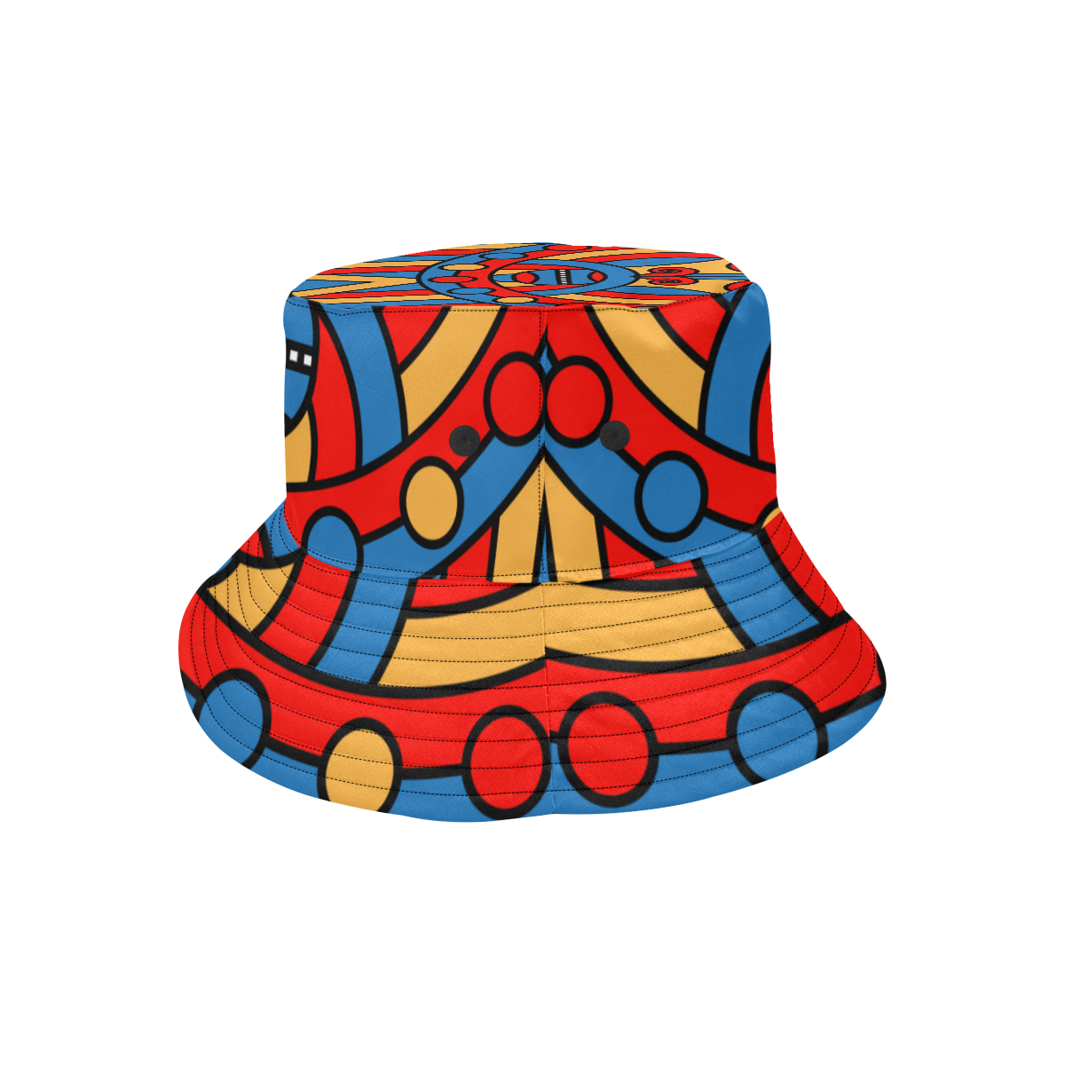 Aztec Maasai Lion Tribal All Over Print Bucket Hat