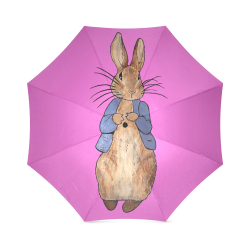 Peter Pink Umbrella Foldable Umbrella (Model U01)