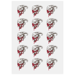 Blood Reign Personalized Temporary Tattoo (15 Pieces)