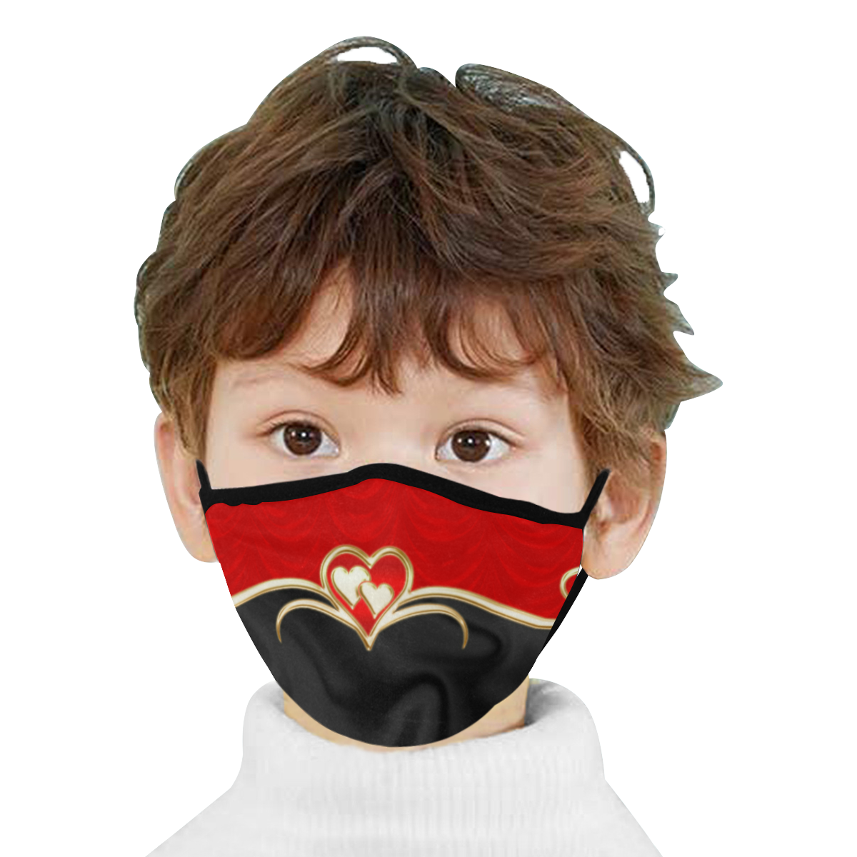 Hearts Mouth Mask