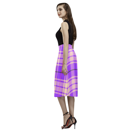 PINK TARTAN 6 Aoede Crepe Skirt (Model D16)