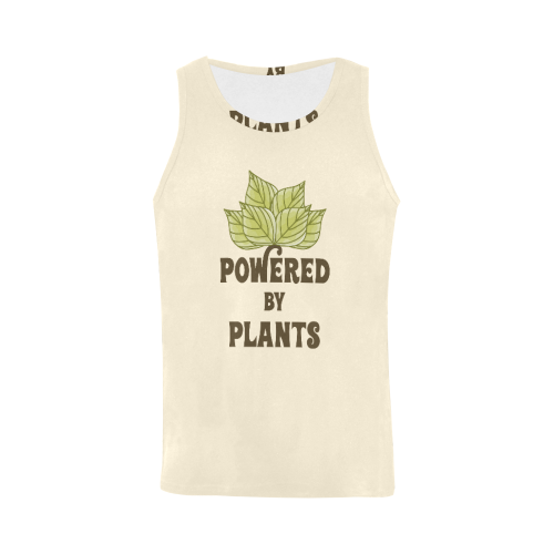 Powered by Plants (vegan) All Over Print Tank Top for Men (Model T43)