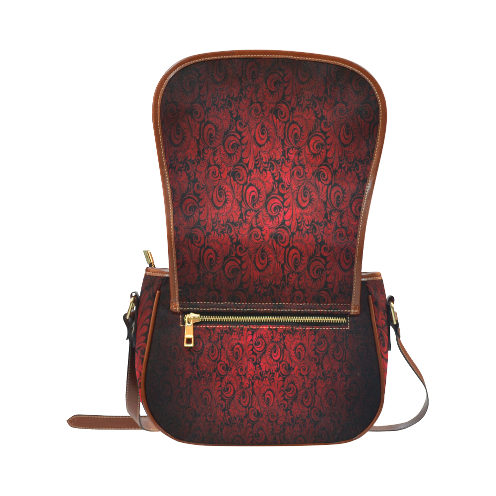 Gothic Red Saddle Bag/Large (Model 1649)