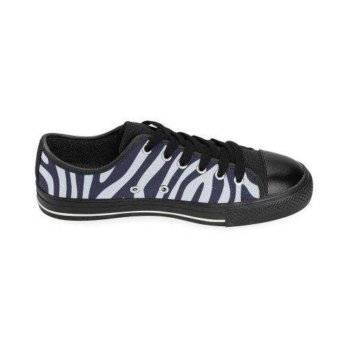 Zebra LIFE Low Top Canvas Shoes for Kid (Model 018)