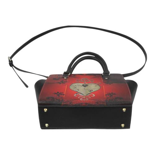 Wonderful decorative heart Classic Shoulder Handbag (Model 1653)