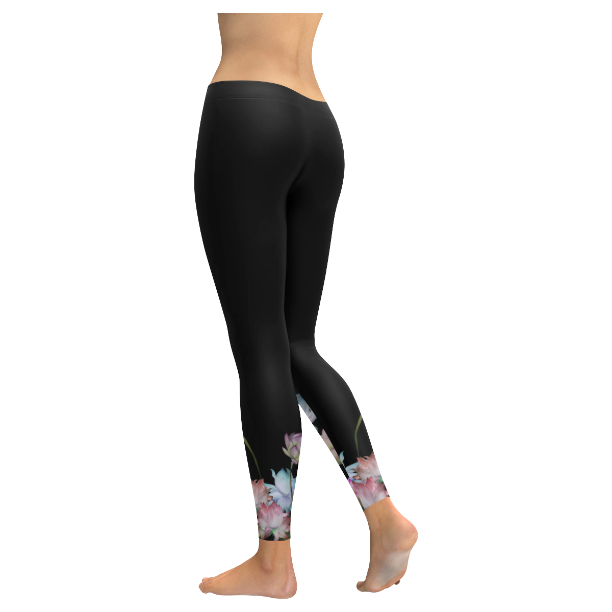 lotus 3 Women's Low Rise Leggings (Invisible Stitch) (Model L05)