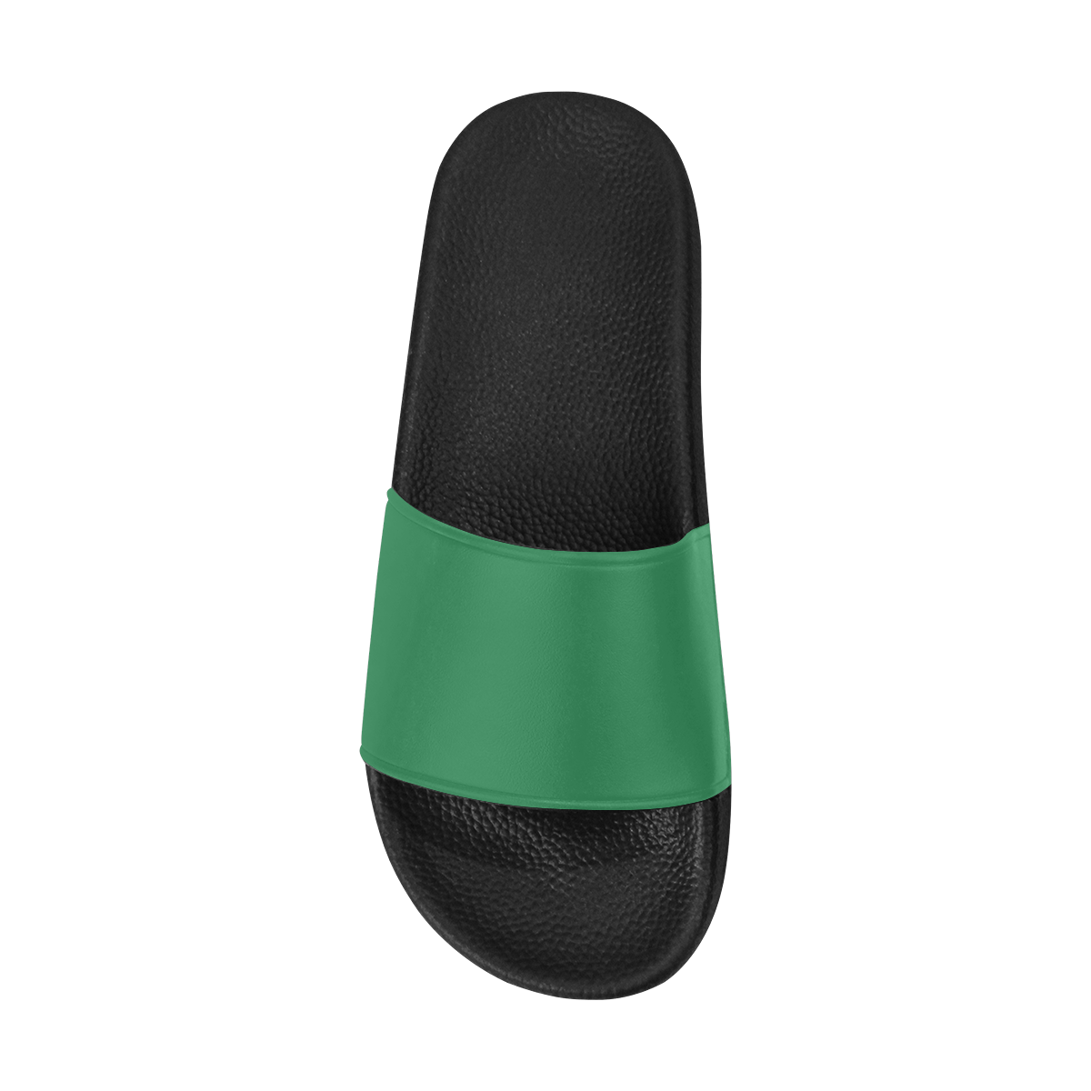 color sea green Men's Slide Sandals/Large Size (Model 057)