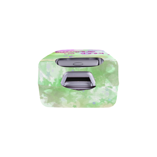 KEEP ON DREAMING - lilac and green Luggage Cover/Medium 22"-25"