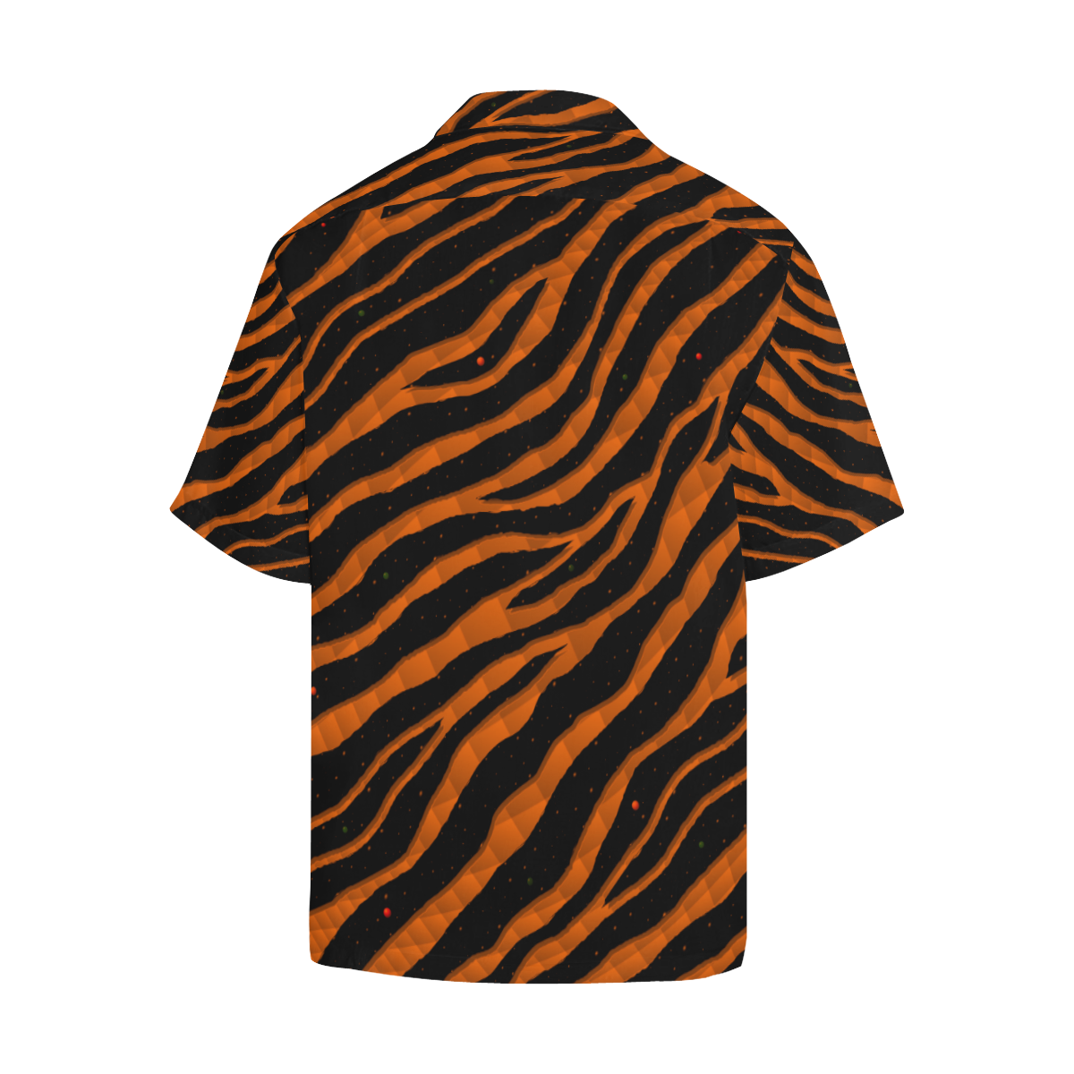 Ripped SpaceTime Stripes - Orange Hawaiian Shirt (Model T58)