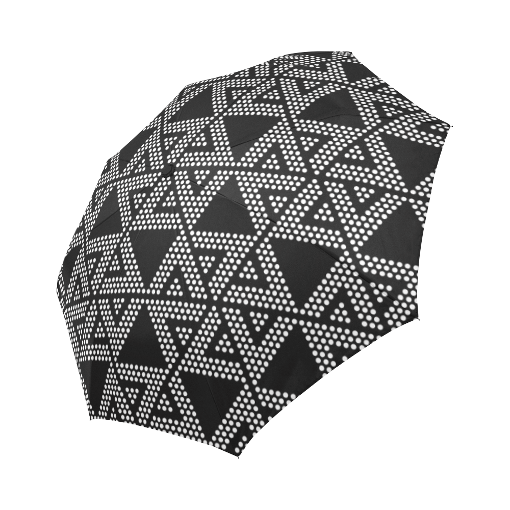 Polka Dots Party Auto-Foldable Umbrella (Model U04)