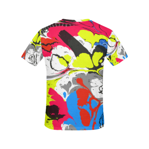 Colorful distorted shapes2 All Over Print T-Shirt for Women (USA Size) (Model T40)