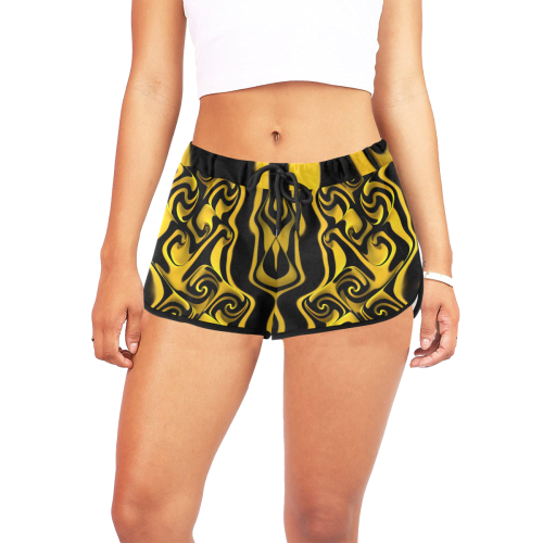 Psycho Bee Women's All Over Print Relaxed Shorts (Model L19)