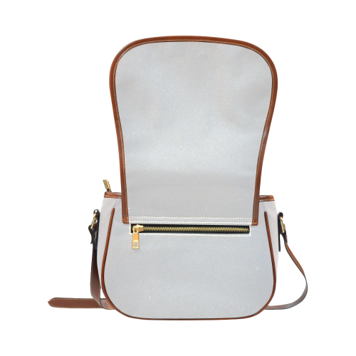 Gray Saddle Bag/Small (Model 1649) Full Customization
