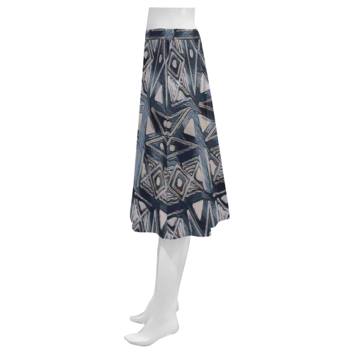 Twist3 Mnemosyne Women's Crepe Skirt (Model D16)