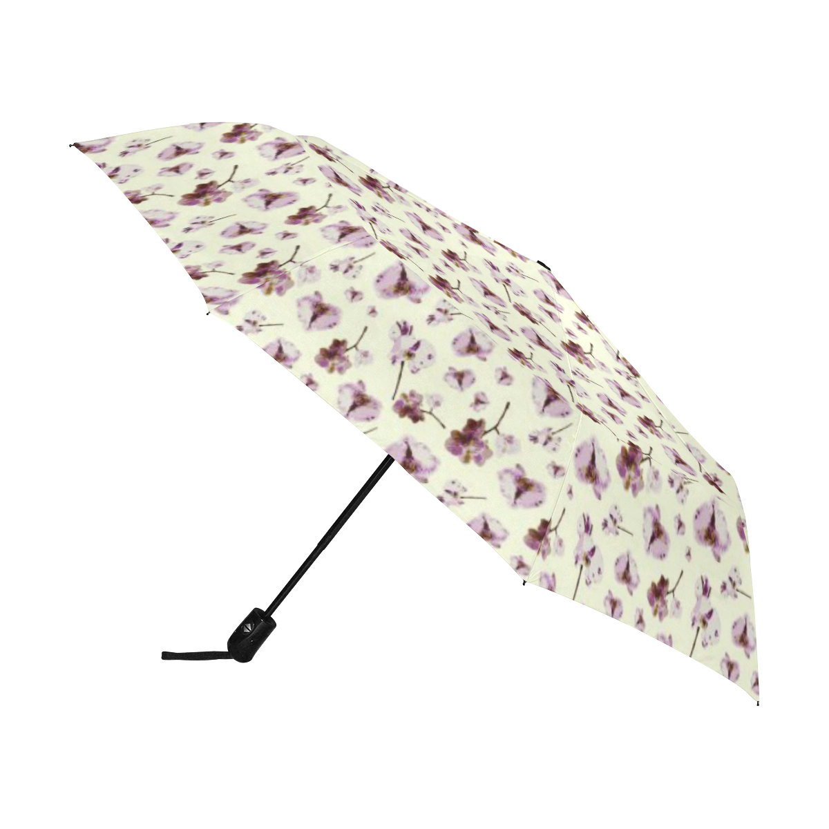 umbrella- pink orchids Anti-UV Auto-Foldable Umbrella (U09)
