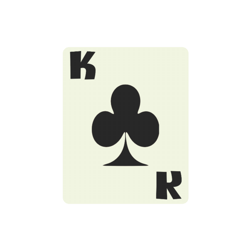 Playing Card King of Clubs Rectangle Mousepad