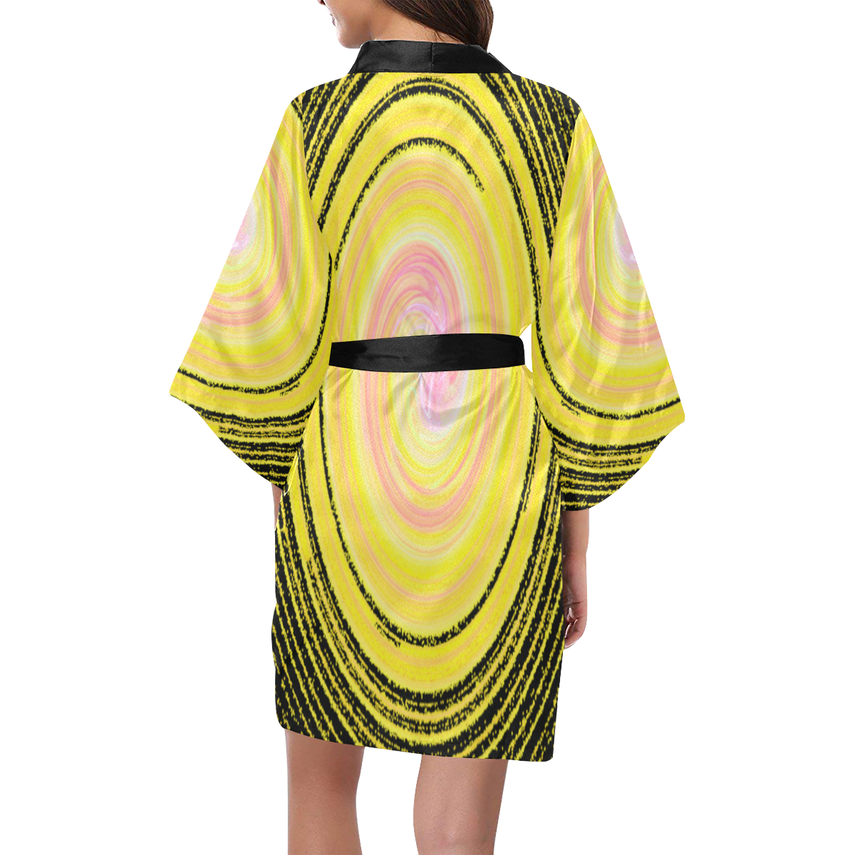 yellowswirl Kimono Robe