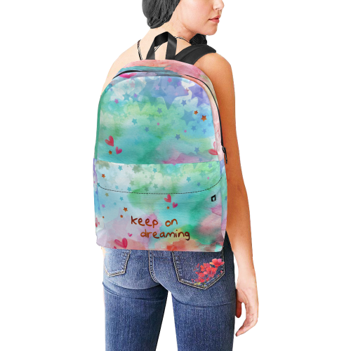 KEEP ON DREAMING - rainbow Unisex Classic Backpack (Model 1673)