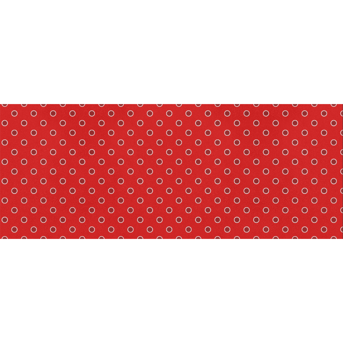 Red Polka Dots on Red Gift Wrapping Paper 58"x 23" (5 Rolls)