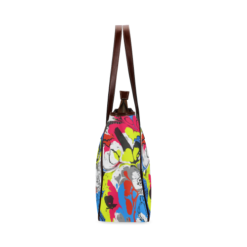 Colorful distorted shapes2 Classic Tote Bag (Model 1644)