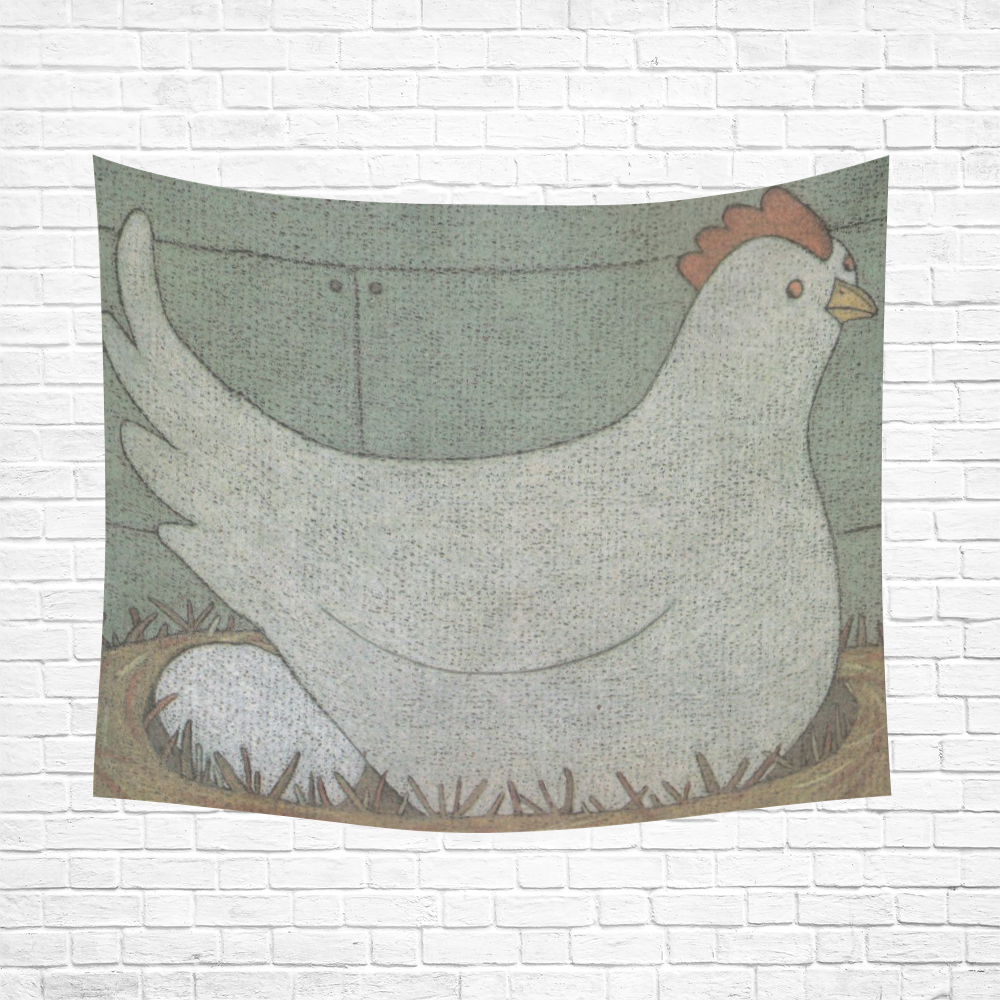 BABIES Cotton Linen Wall Tapestry 60"x 51"
