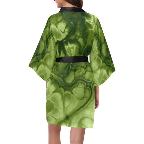 Alien Emerald Green. Kimono Robe