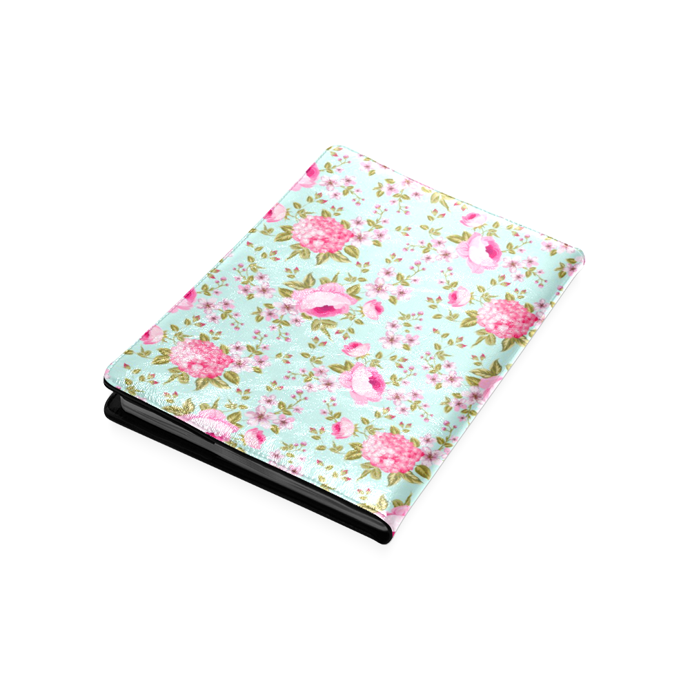 Peony Pattern Custom NoteBook B5
