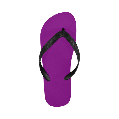 color purple Flip Flops for Men/Women (Model 040)