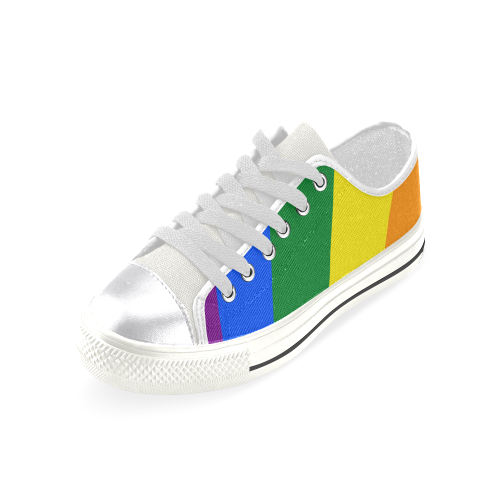 Colores LGBT+ Women's Classic Canvas Shoes (Model 018)