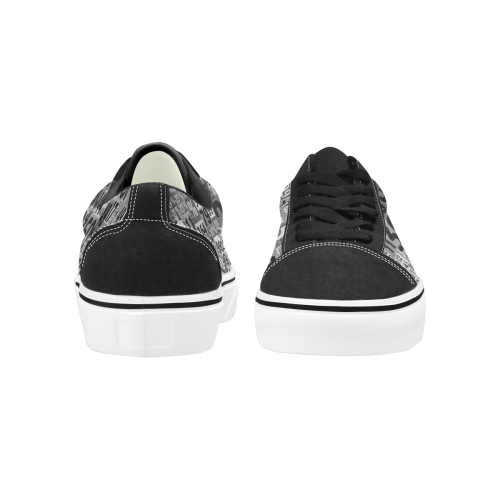 skate numbers002 Men's Low Top Skateboarding Shoes (Model E001-2)