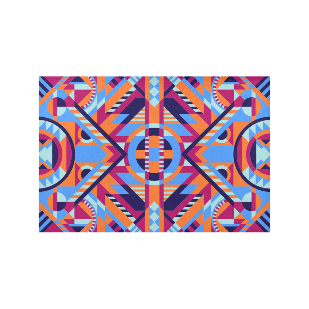 Modern Geometric Pattern Placemat 12’’ x 18’’ (Four Pieces)