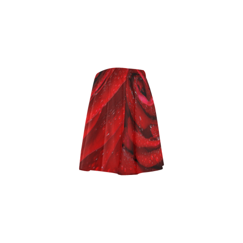 Red rosa Mini Skating Skirt (Model D36)