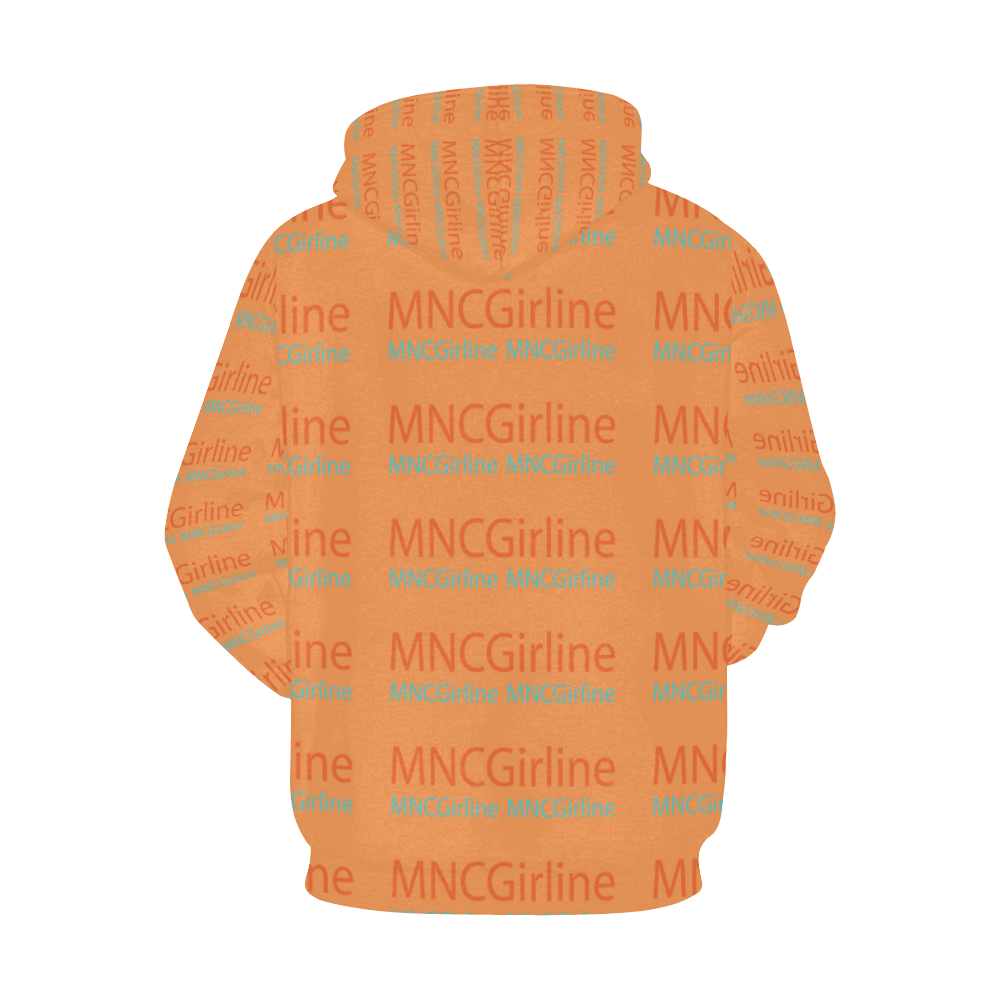 Mechanicia Girline All Over Print Hoodie for Women (USA Size) (Model H13)