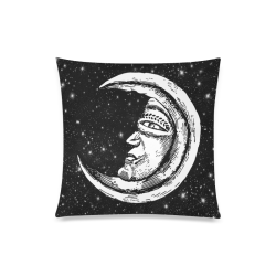 Mystic Moon Custom Zippered Pillow Case 20"x20"(Twin Sides)