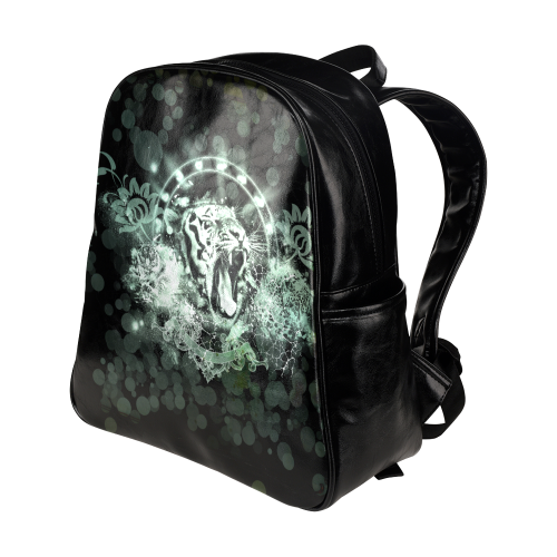 Amazing tigers Multi-Pockets Backpack (Model 1636)