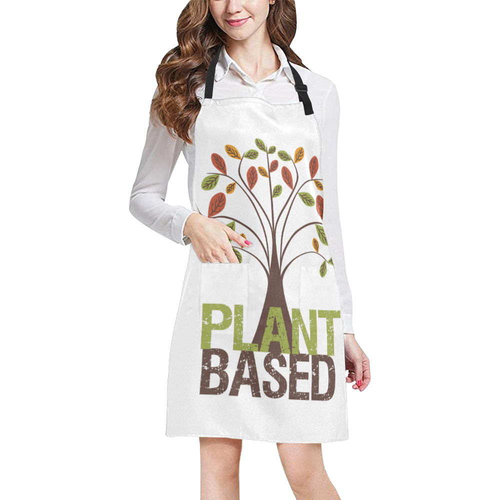 Fall Tree Plant Based All Over Print Apron