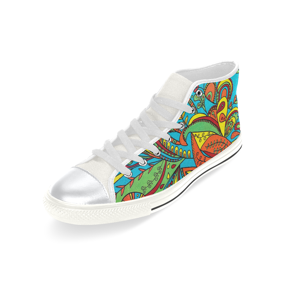 Euphoric High Top Canvas Shoes for Kid (Model 017)