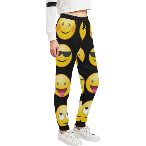 emoji Unisex All Over Print Sweatpants (Model L11)