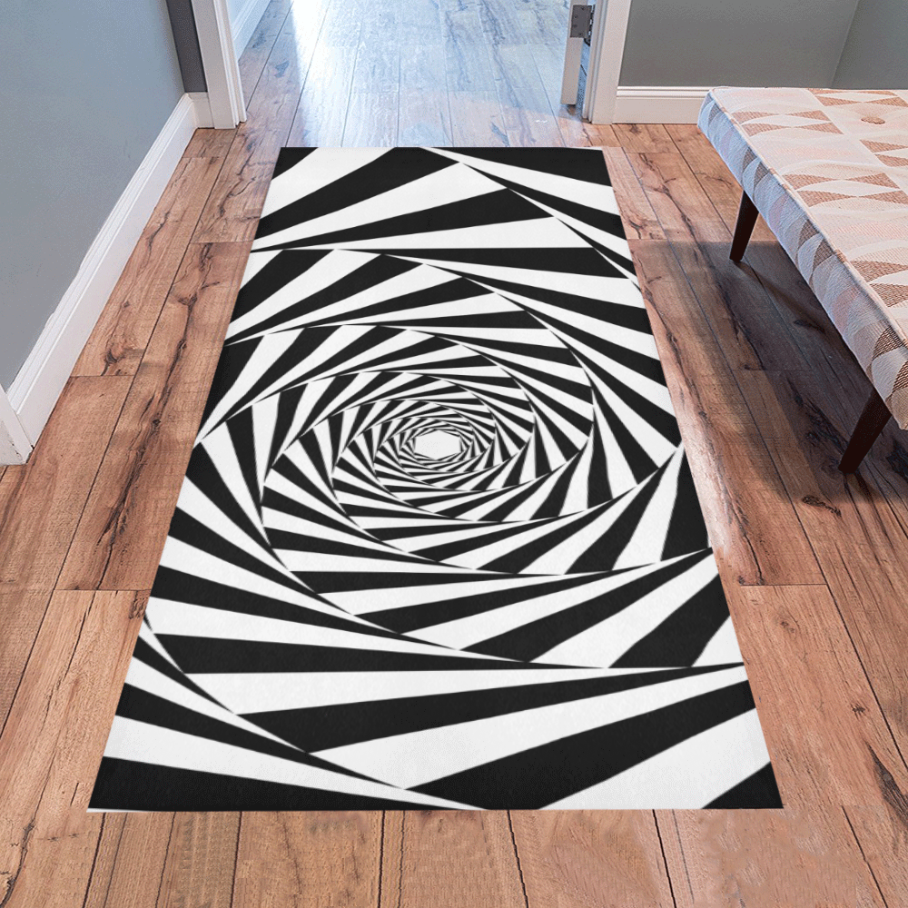 Spiral Area Rug 7'x3'3''