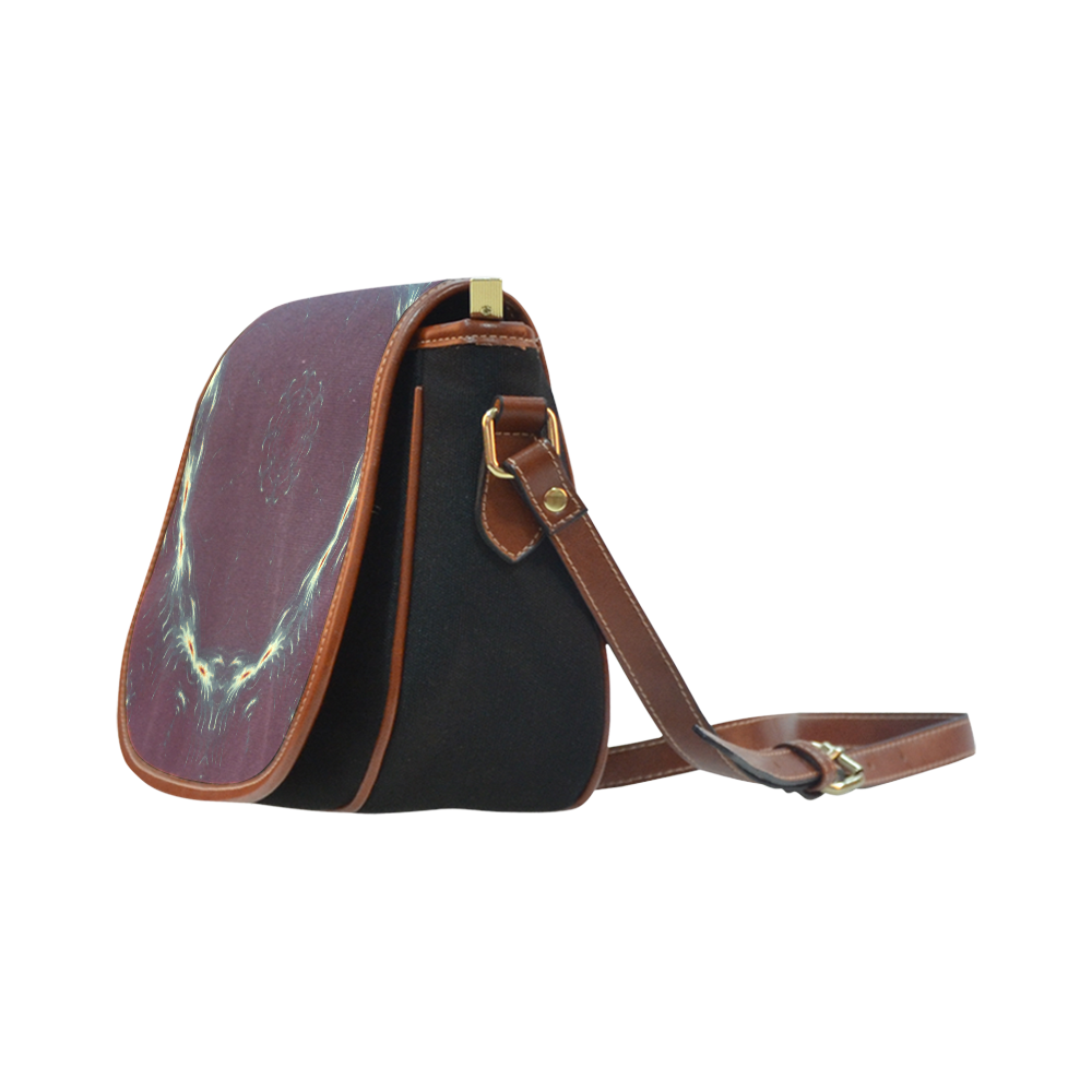 Mandala Sparks Saddle Bag/Small (Model 1649)(Flap Customization)