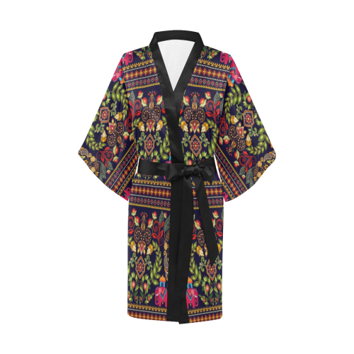 Indian Seamless Pattern 1 Kimono Robe