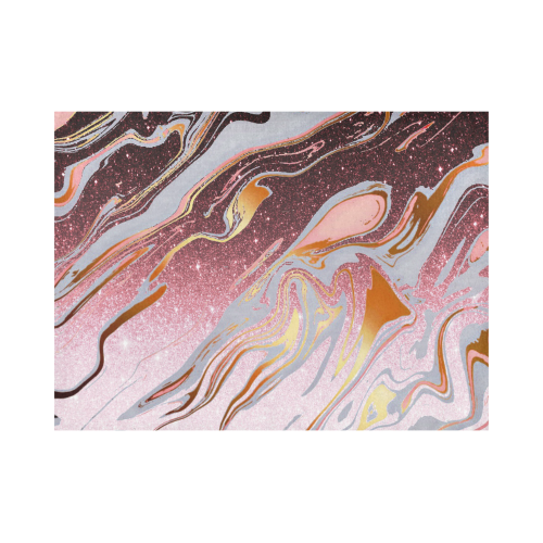 Rose gold glitter marble Placemat 14’’ x 19’’ (Set of 4)