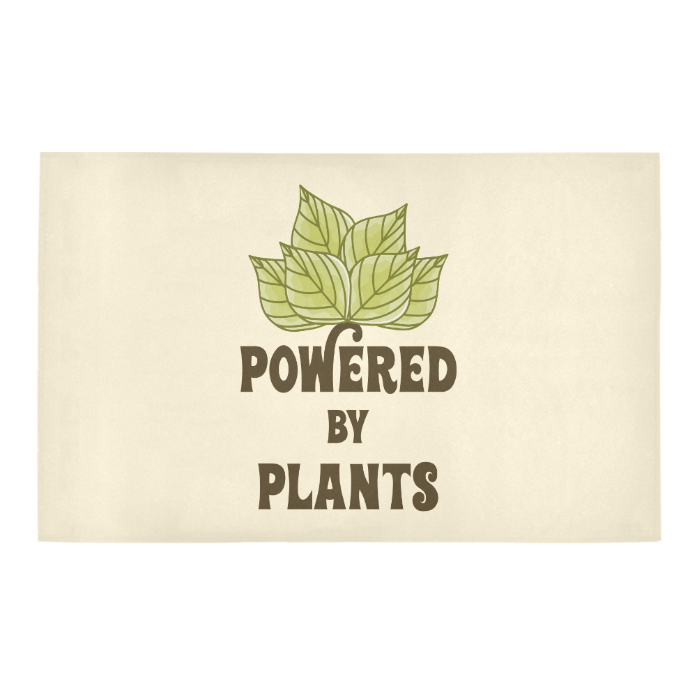 Powered by Plants (vegan) Bath Rug 20''x 32''