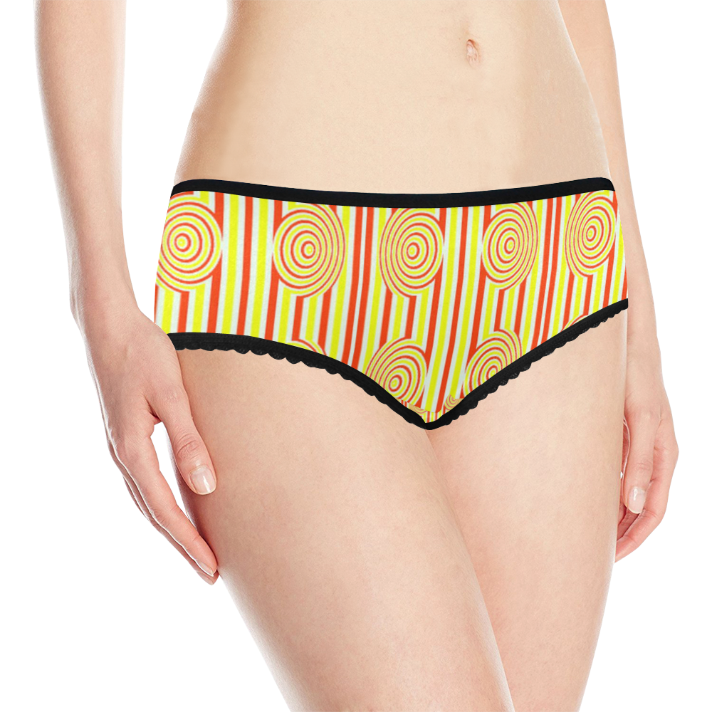 pattern factory 4181C by JamColors Women's All Over Print Classic Briefs (Model L13)