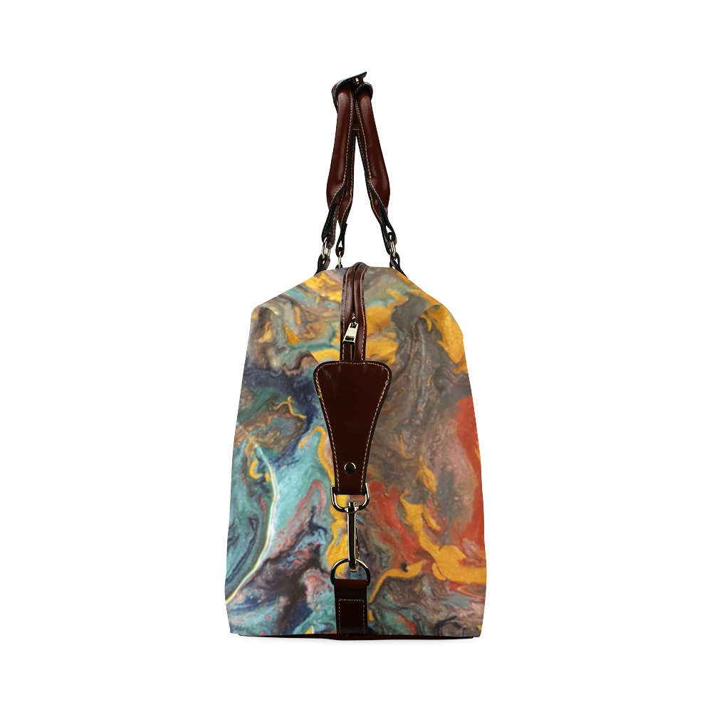 Earth Element Abstract Classic Travel Bag (Model 1643) Remake