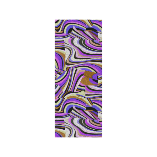 Groovy Retro Renewal - Purple Waves Quarter Socks