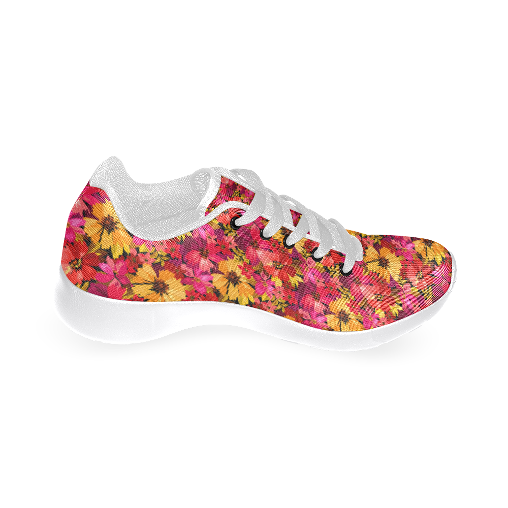 Flower Pattern Women’s Running Shoes (Model 020)