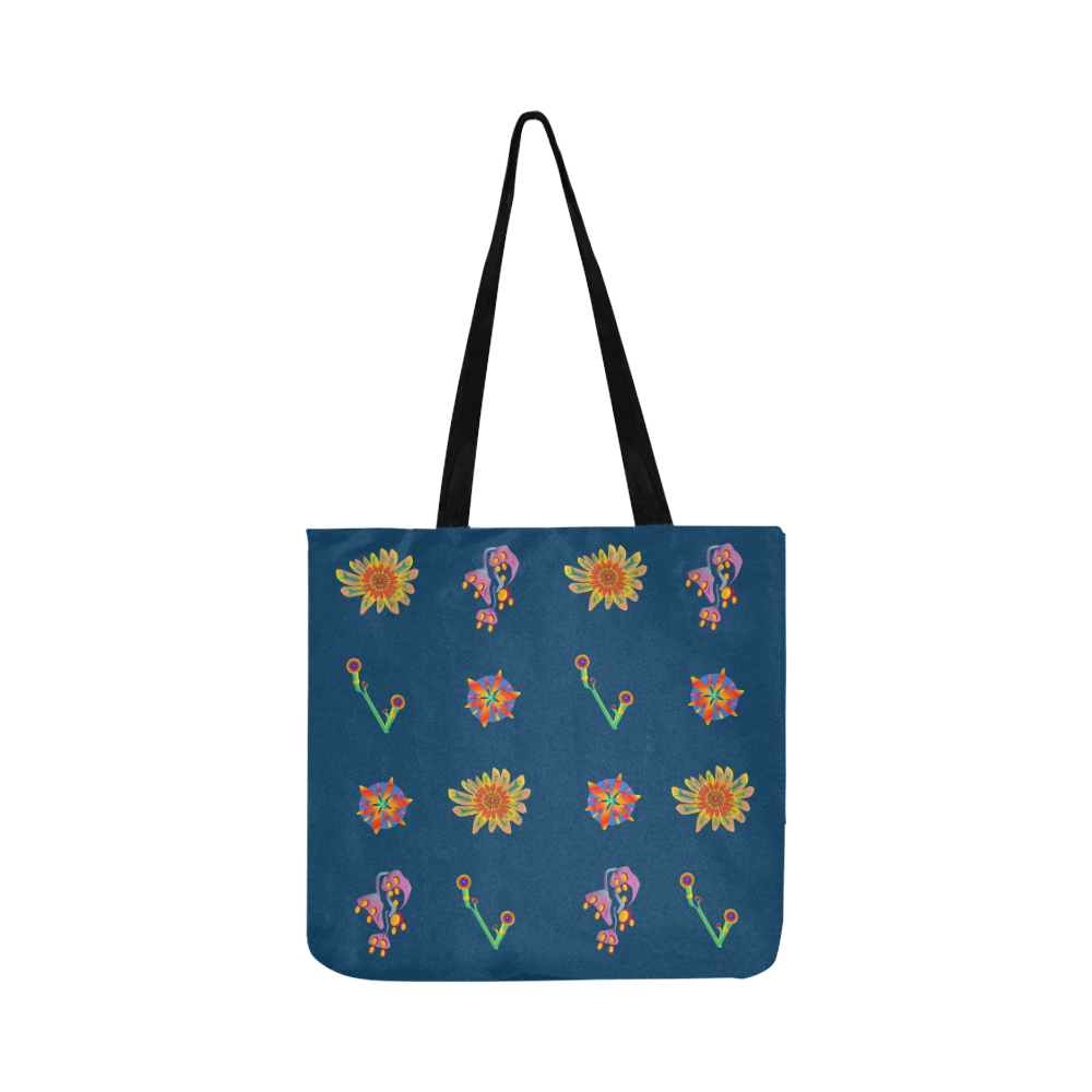 Super Tropical Floral 5 Reusable Shopping Bag Model 1660 (Two sides)