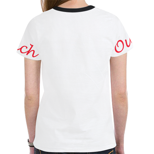 Ouch is not a safeword New All Over Print T-shirt for Women (Model T45)