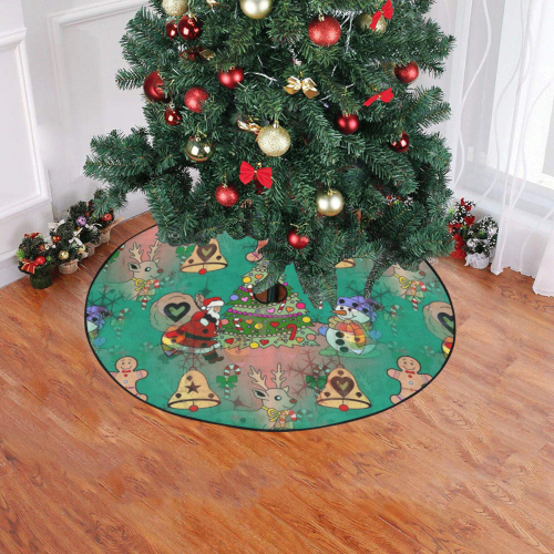 Christmas by Nico Bielow Christmas Tree Skirt 47" x 47"